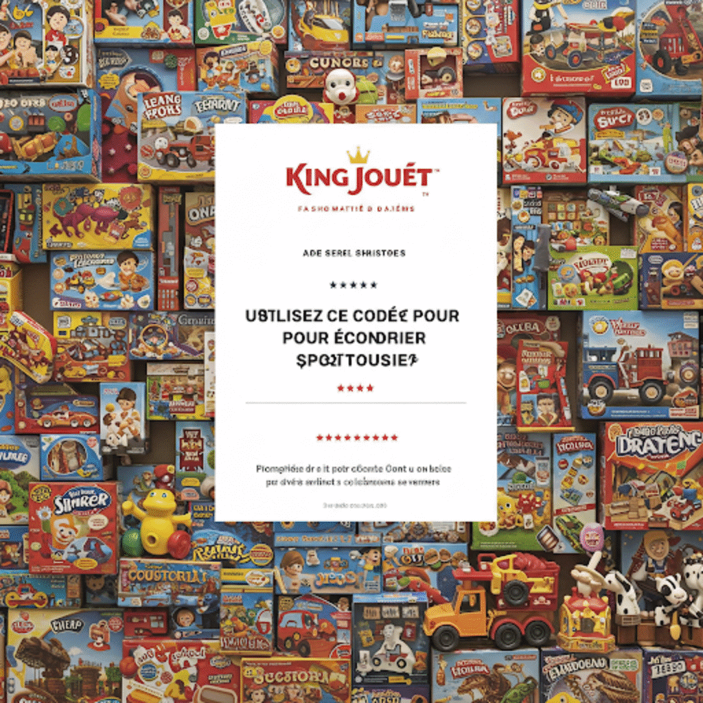 King Jouet : Comment faire pétiller les yeux des enfants sans faire pleurer votre portefeuille grâce aux codes promo