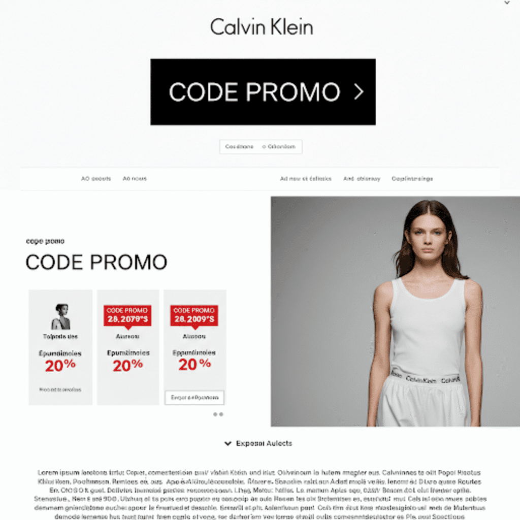 Code Promo Calvin Klein : Votre Guide Ultime pour Shopper Malin