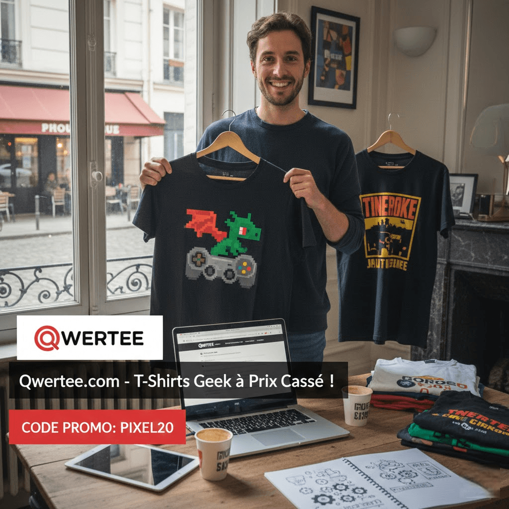 Qwertee et l'Art du T-Shirt Geek à Prix Cassé : Stratégies et Codes Promo