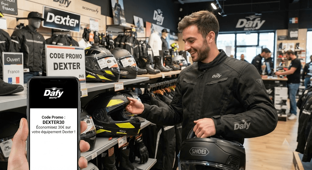Code Promo Dexter : Maximisez Vos Économies sur l'Équipement Moto Code Promo Dexter : Maximisez Vos Économies sur l'Équipement Moto